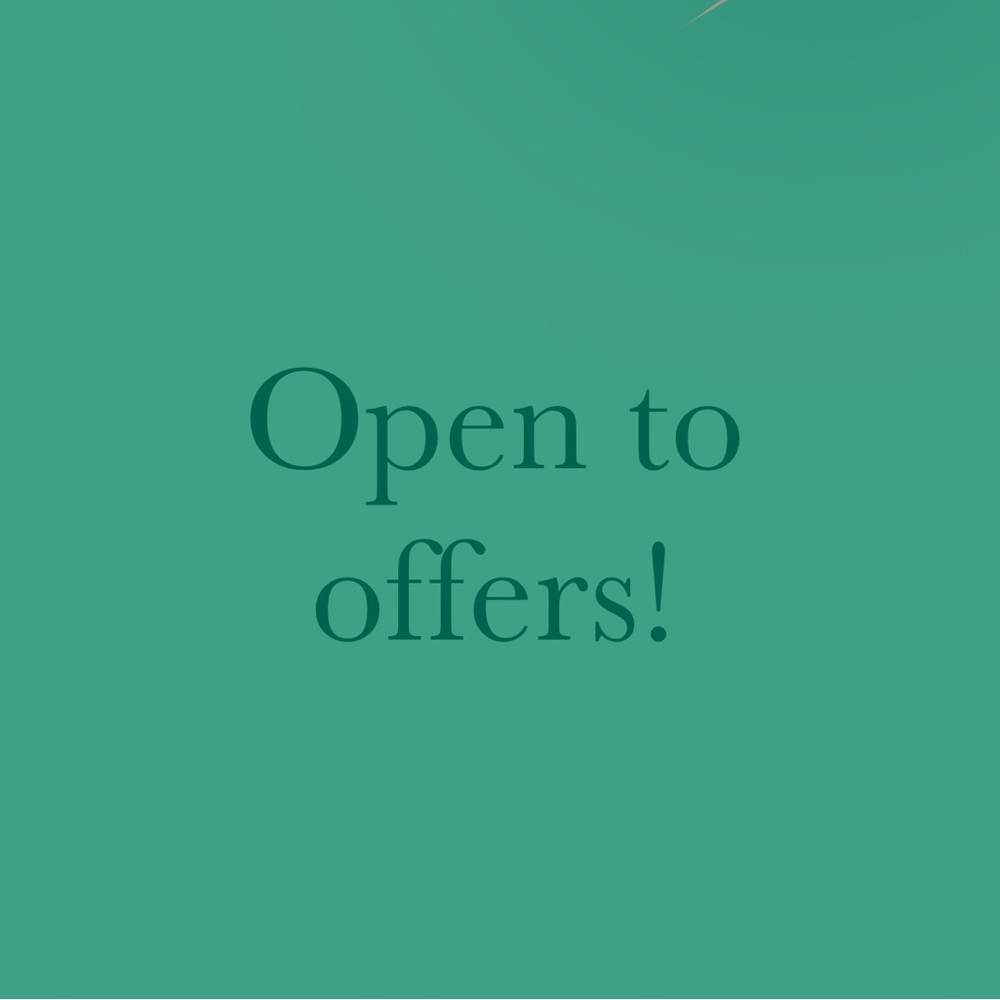 Offers are welcome!